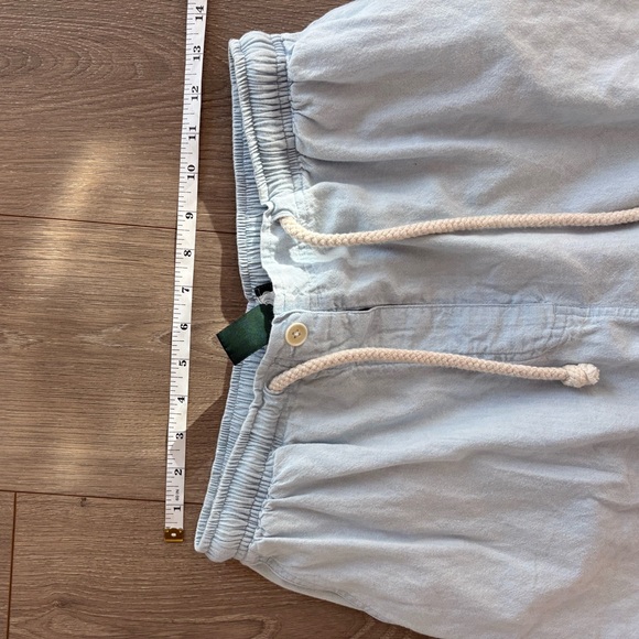 Vintage Lauren Ralph Lauren 100% Cotton Rope Drawstring Pant Sailboat Pocket L - Picture 5 of 6